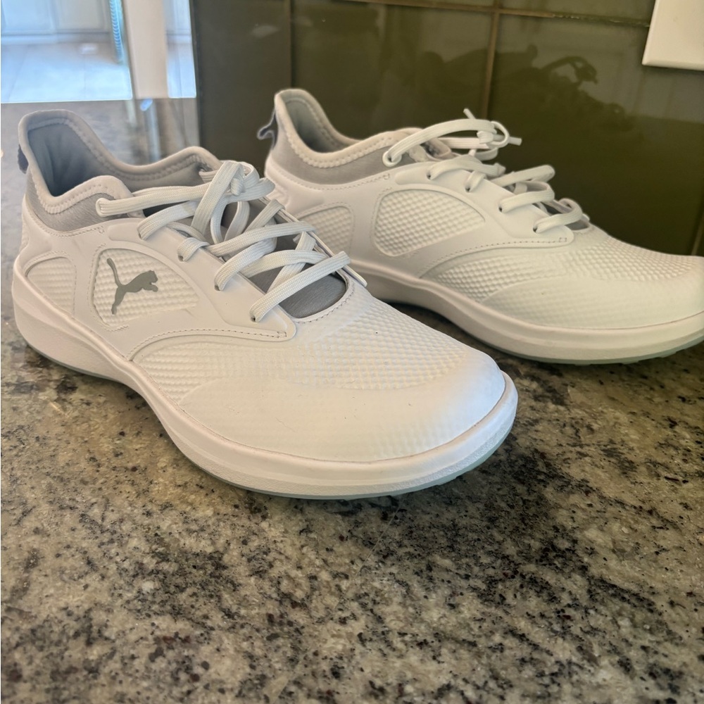 Puma White Ignite Golf Shoes